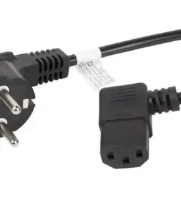 Lanberg кабел power CEE 7/7 – IEC 320 C13 right angle VDE 1.8M