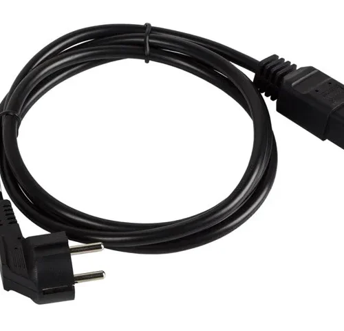 Lanberg кабел power CEE 7/7 – IEC 320 C19 16A VDE 1.8M черен
