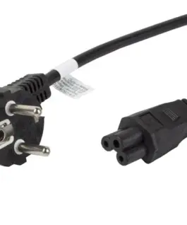 Alternative view of Lanberg Лаптоп power кабел (MIKI) IEC 7/7 - IEC 320 C5 1.8M VDE черен