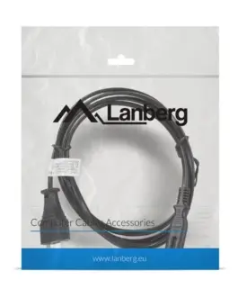 Lanberg EURO power кабел (radio) CEE 7/16 - IEC 320 C7 1.8M черен