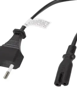 Alternative view of Lanberg EURO power кабел (radio) CEE 7/16 - IEC 320 C7 1.8M черен