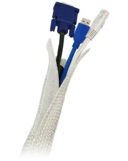 LogiLink Flexible кабел organizer gray