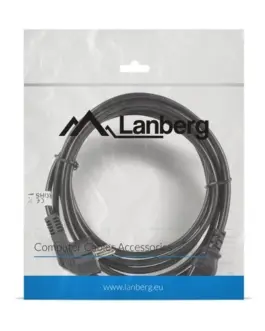 Alternative view of Lanberg Power кабел CEE 7/7 - IEC 320 C13 3M VDE 3M черен