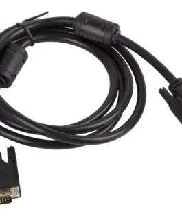 Lanberg кабел DVI-D(24+1) - DVI -D(24+1) M/M 1.8M черен