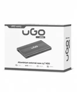 Alternative view of UGo кутия за външен хард диск 2,5 USB 2.0 Aluminium