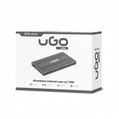 Alternative view of UGo кутия за външен хард диск 2,5 USB 2.0 Aluminium