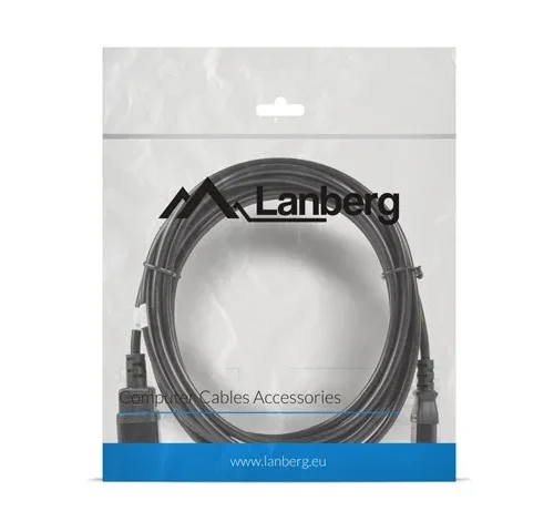 Alternative view of Lanberg Extension power кабел IEC 320 C13 - C14 VDE 5M черен