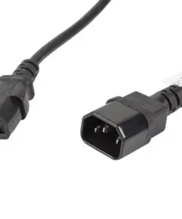 Lanberg Extension power кабел IEC 320 C13 - C14 VDE 5M черен