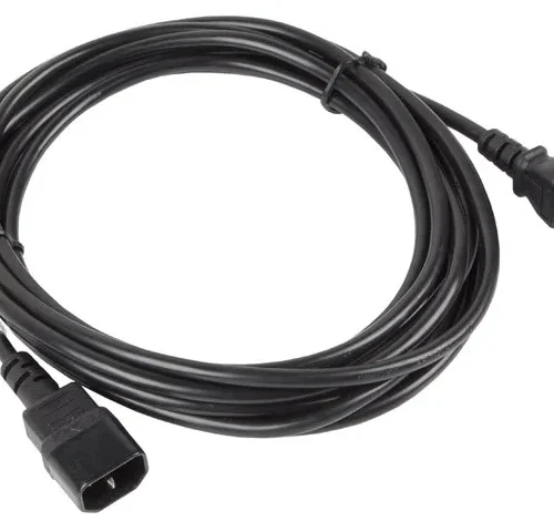 Lanberg Extension power кабел IEC 320 C13 – C14 VDE 5M черен