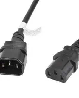 Lanberg Extension power кабел IEC 320 C13 - C14 VDE 3M черен