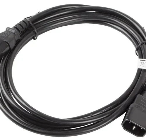Lanberg Extension power кабел IEC 320 C13 – C14 VDE 3M черен