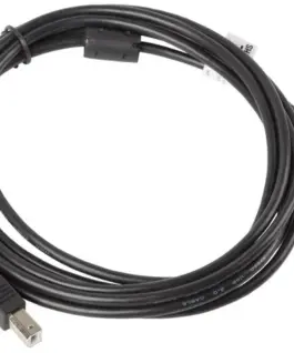 Alternative view of Lanberg кабел USB 2.0 AM-BM 3M Ferryt черен