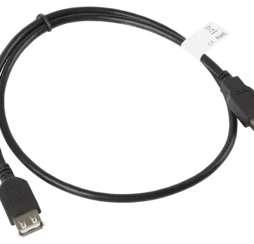Alternative view of Lanberg удължителен кабел USB 2.0 AM-AF 70cm черен