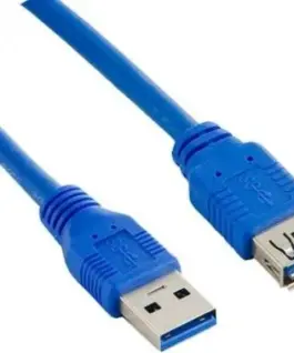 Lanberg удължителен кабел USB 3.0 AM-AF син 1.8M