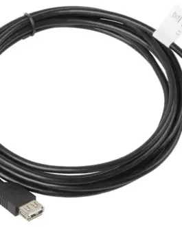 Alternative view of Lanberg удължителен кабел USB 2.0 AM-AF черен 3M