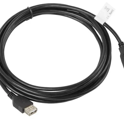 Alternative view of Lanberg удължителен кабел USB 2.0 AM-AF черен 3M
