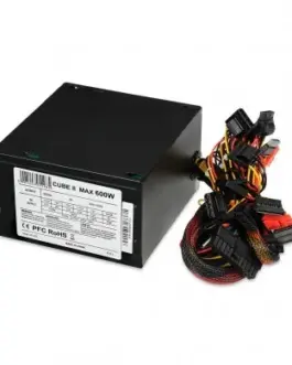 iBOX захранващ блок 600 W CUBE II APFC 12 CM черен