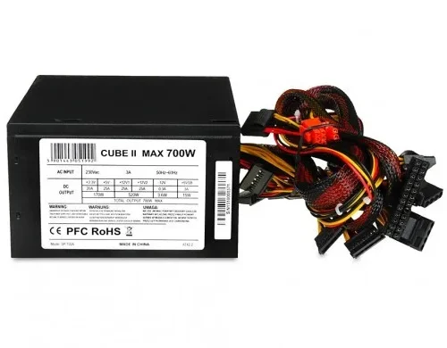 iBOX захранващ блок 700 W CUBE II APFC 12 CM FAN