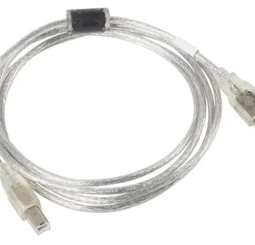 Alternative view of Lanberg кабел USB 2.0 AM-BM 1.8 Ferryt прозрачен