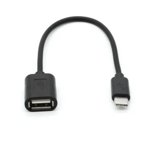 TB кабел OTG USB AF – USB C 15cm черен