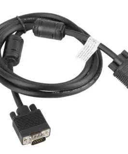 Alternative view of Lanberg кабел VGA Ferryt 1.8M M/M Shield черен