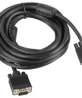 Alternative view of Lanberg кабел VGA Ferryt 5M M/M Shield черен
