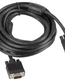 Alternative view of Lanberg кабел VGA Ferryt 5M M/M Shield черен