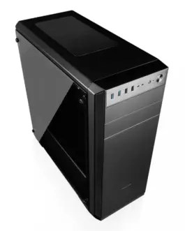 Alternative view of MODECOM OBERON PRO GLASS черен Компютър CASE