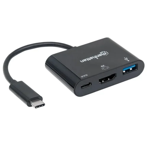 Alternative view of Techly Multiport адаптер USB-C 3.1 on HDMI/USB-A/USB-C