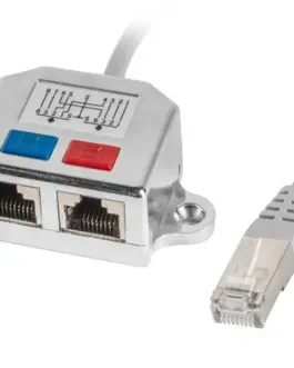 Lanberg RJ45 Port Doubler RJ-45 - 2x RJ-45 FTP