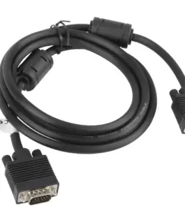 Alternative view of Lanberg кабел VGA Ferryt 1.8M M/F Shield черен