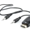 Gembird адаптер HDMI-A(M)->VGA(F)+Audio