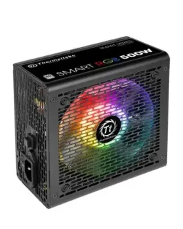 Alternative view of Thermaltake Smart 500W RGB (80+ 230V EU, 2xPEG, 120mm, Single Rail)