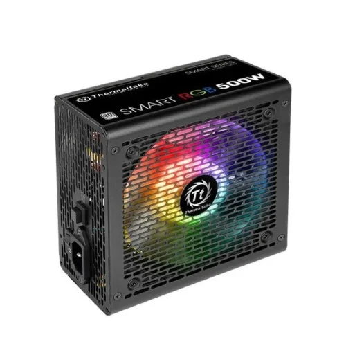 Alternative view of Thermaltake Smart 500W RGB (80+ 230V EU, 2xPEG, 120mm, Single Rail)