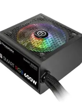 Thermaltake Smart 600W RGB (80+ 230V EU 2xPEG 120mm Single Rail)
