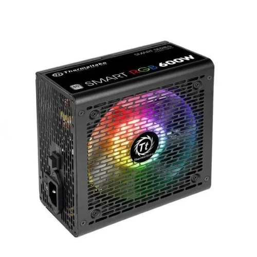 Alternative view of Thermaltake Smart 600W RGB (80+ 230V EU, 2xPEG, 120mm, Single Rail)