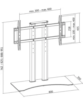 Alternative view of LogiLink Free standing handle VESA 600x400, 37-65 , LCD/LED