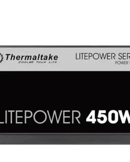 Alternative view of Thermaltake Litepower II черен 450W (Active PFC, 2xPEG, 120mm)