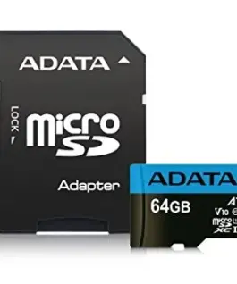 Adata microSD Premier 64GB UHS1/CL10/A1+адаптер