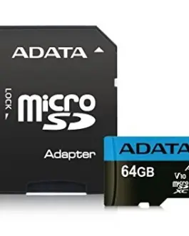 Adata microSD Premier 64GB UHS1/CL10/A1+адаптер