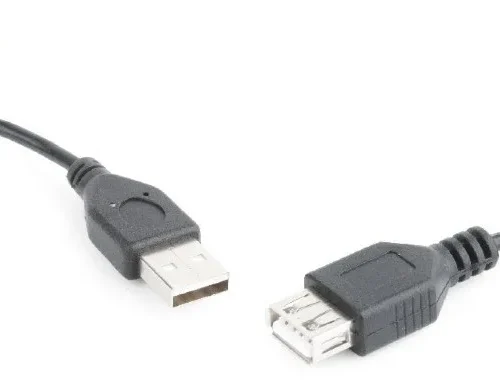 Gembird USB 2.0 удължителен кабел AM-AFI 0.75m черен
