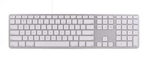 Matias Mac aluminum keyboard (hub 2x USB) Silver