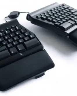 Alternative view of Matias Mac Ergo Pro mechanical клавиатура (hub, 3xUSB, ergonomic) черен