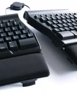 Matias Mac Ergo Pro mechanical клавиатура (hub 3xUSB ergonomic) черен