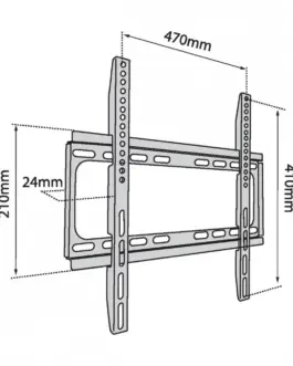 Alternative view of TB TV wall mount TB-450 up to 65 inches 40kg max VESA 400x400