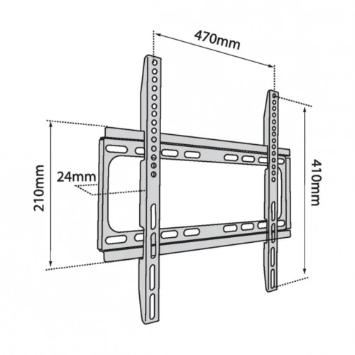 Alternative view of TB TV wall mount TB-450 up to 65 inches 40kg max VESA 400x400