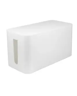 LogiLink кабел Box organizer бял
