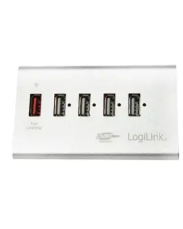Alternative view of LogiLink Desktop hub 4xUSB 2.0 with захранващ блок