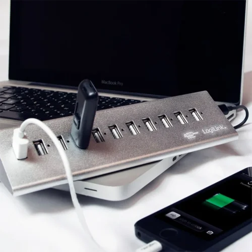 LogiLink High USB 2.0 speed hub 10-port