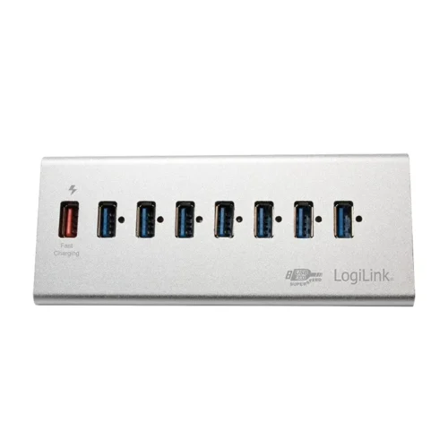 LogiLink Desktop hub 7x USB 3.0 with захранващ блок